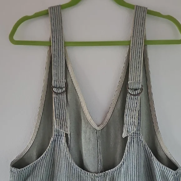 ●●FREE PEOPLE "HIGH ROLLER" OVERALLS/JUMPSUIT SIZE L NWT●● - Picture 8 of 10